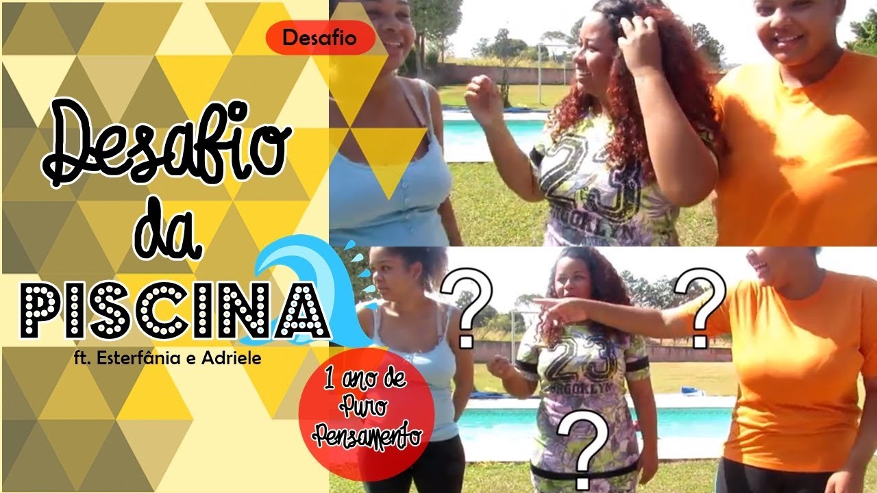 DESAFIO DA PISCINA - YouTube