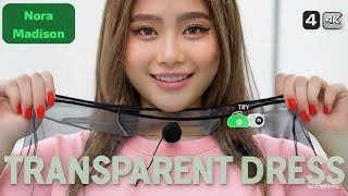 4K Transparent Sheer Dress Try On Haul Lingerie & Mesh Dress Review Summer Bikini Trend 2026
