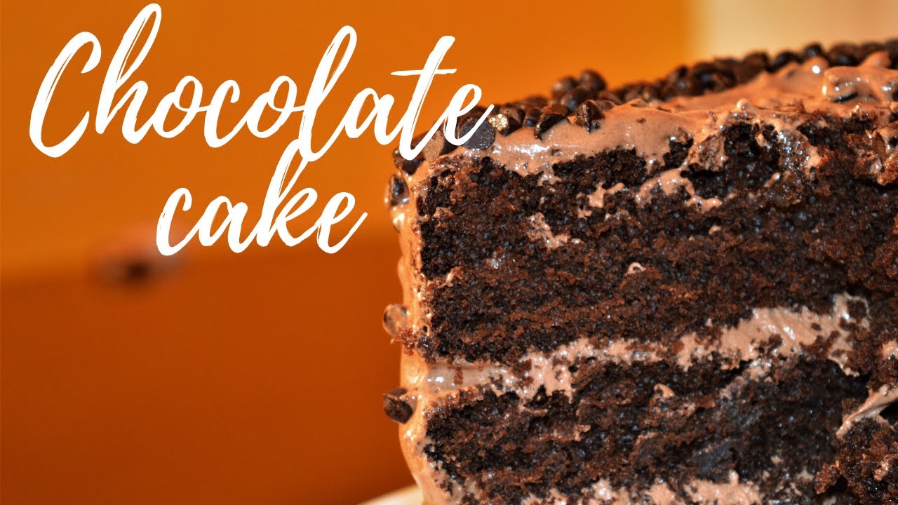 simple chocolate cake at home | easy lockdown birthday cake - YouTube