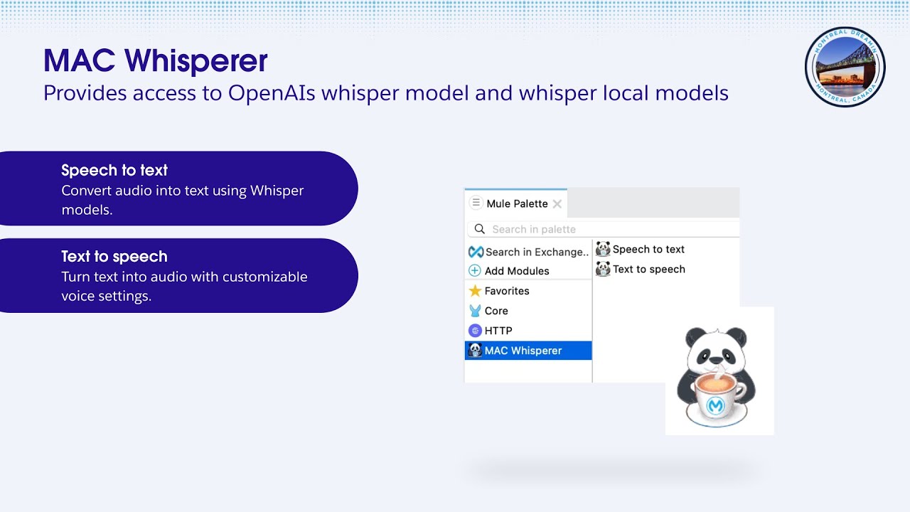 Whisperer Connector for MuleSoft | Speech-to-Text & Text-to-Speech (MAC Project Demo)