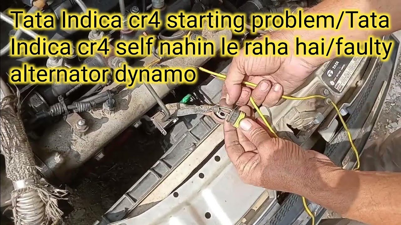 Tata Indica cr4 starting problem/Tata Indica cr4 self nahin le raha hai