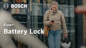 Battery Lock eCity | Flow+ | eBike Flow app | Bosch eBike Systems