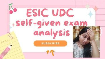 ESIC UDC self-given exam analysis||First shift analysis ||#ibps #esic