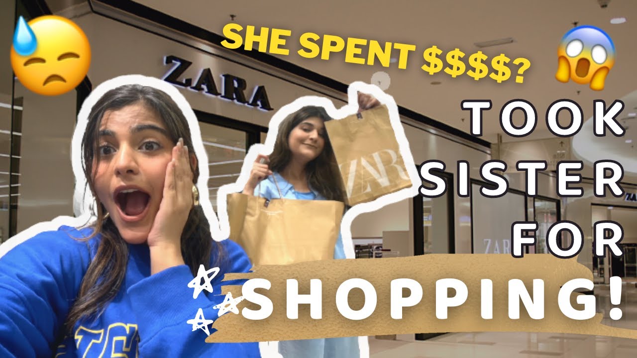 Paying my sister’s ZARA bill🛍😨she’s expensive!!! VLOG