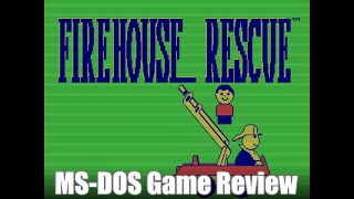 Fisher Price - Firehouse Rescue - 1988 - MS-DOS Game Review