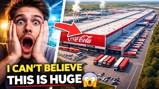 Ever Wondered How Coca-Cola Is Made? 😱 Inside the Billion-Bottle Factory.🤑