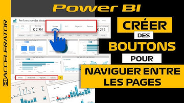 Naviguer entre plusieurs pages de Rapport en créant des Boutons sans Signets ou Bookmarks.