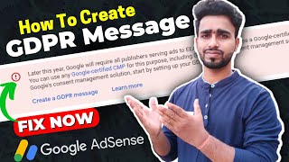 Create a GDPR Message: How to Create a GDPR Message on AdSense Fix the Error #adsense