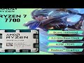 AMD Ryzen 7 7700 R7 7700 4.5 GHz 8-Core 16-Thread CPU Processor 5NM L3=32M  Socket AM5  Se