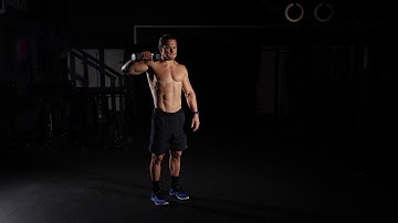 Single Arm Dumbbell Upright Row to External Rotation