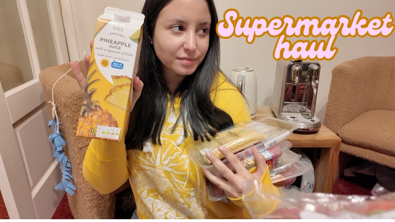 Vlogmas 8|| Supermarket HAUL στην Αγγλία  🇬🇧 (Μην ψωνίζετε Συντηρητικά και χρωστικές )