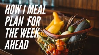 Meal Plan With Me! 5-Day Meal Plan in my Bujo!