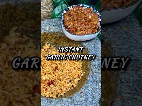 Instant GARLIC CHUTNEY Recipe||Spicy Lehsun Ki Chutney In Just 10 Min||Chutney Recipe#shorts#chutney