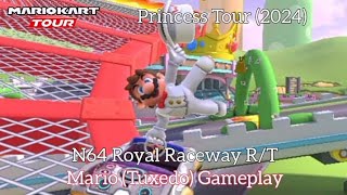 Mario Kart Tour 👸 "Princess Tour (2024)" 👸 - N64 Royal Raceway R/T: Mario (Tuxedo) Gameplay screenshot 3