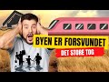 Byen er forsvundet - godt vi har toget!