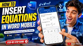 How to Insert Equation in Word Mobile (Easy Step-by-Step Tutorial) screenshot 5