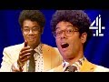 10 Minutes of Richard Ayoade's Life Advice & Amazing Suit Collection From The Crystal Maze