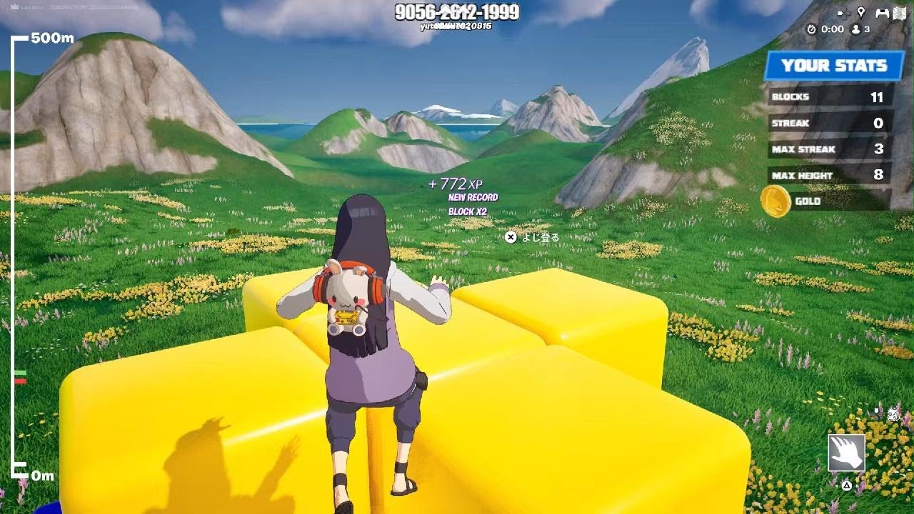 Fortnite_ブロックで100m目指せ！