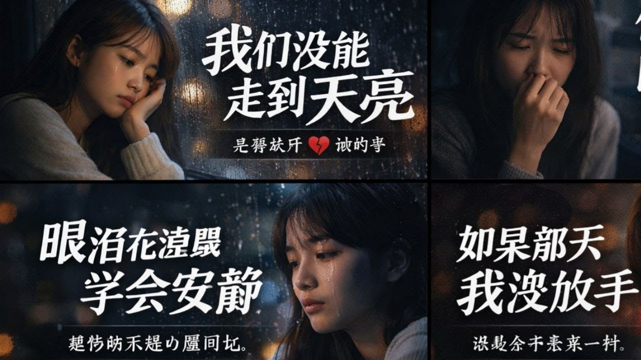 Live 深夜必听｜中文伤感情歌｜一个人听到天亮的歌单