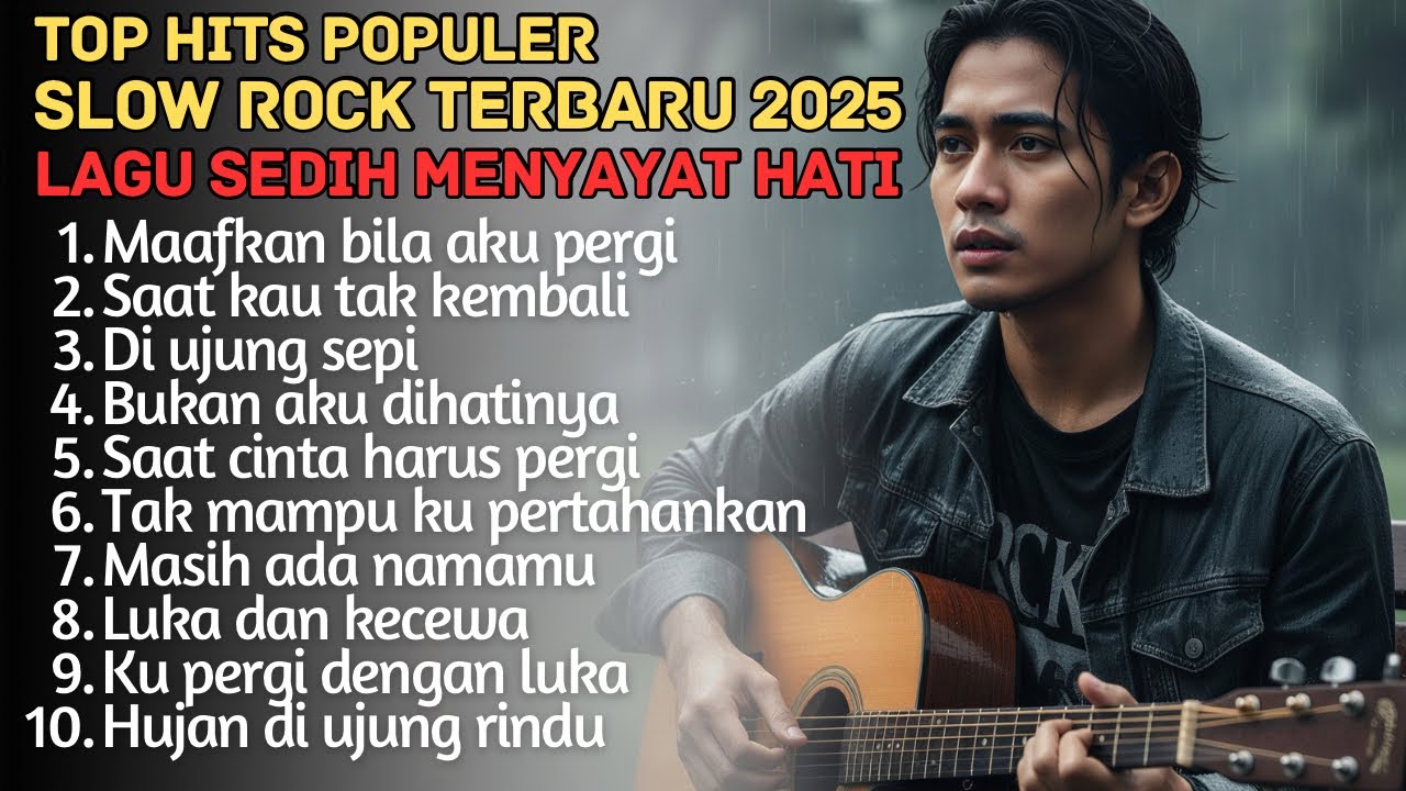 LAGU SLOW ROCK MELAYU TERBARU 2025 / Paling Sedih Menyayat Hati / Lagu Pop Minang / Slow Melayu🎶