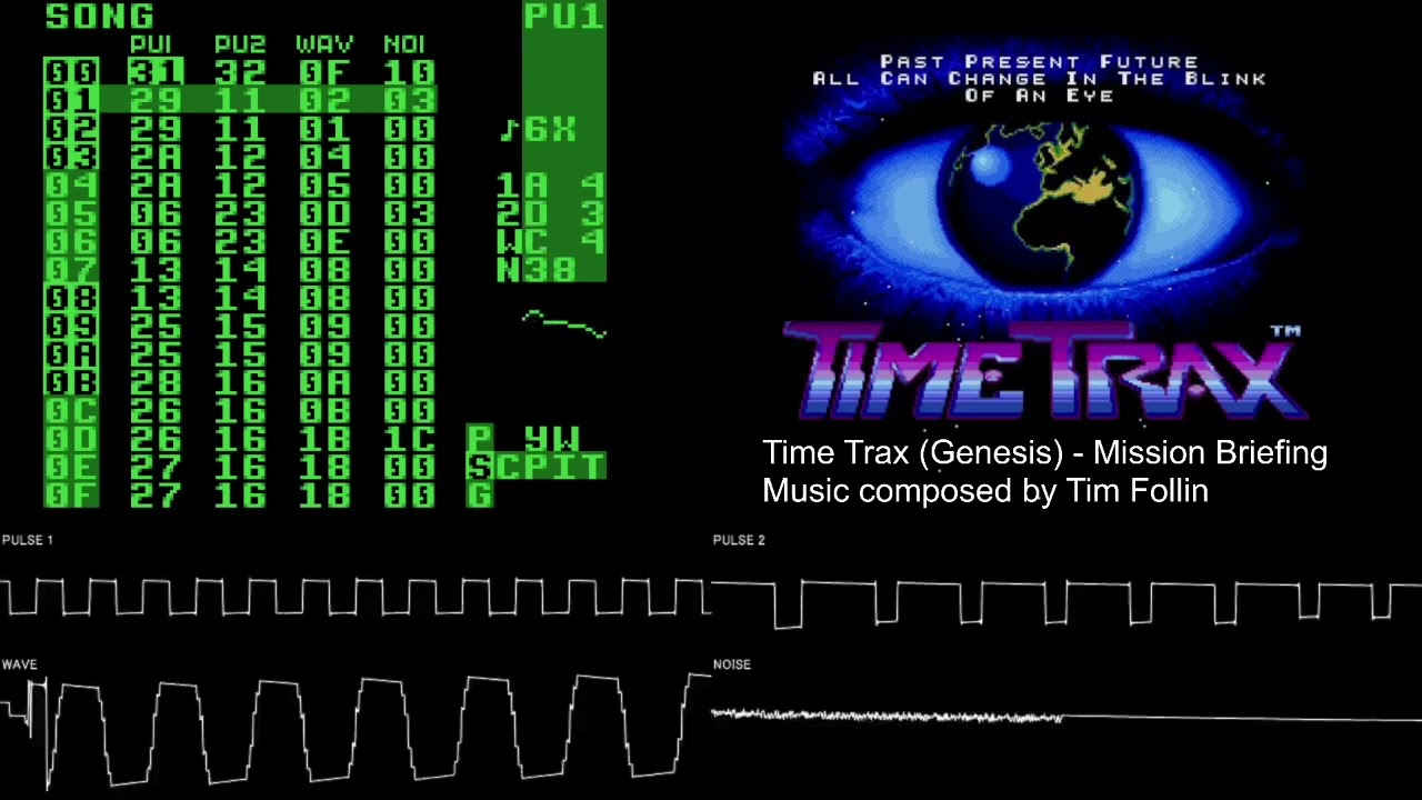 [LSDj] Mission Briefing - Time Trax (Genesis) GB 8bit cover