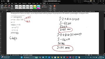MİQ imtahan tipli Python sualı #miq #abituriyent #imtahan #python #coding #pythonprogramming