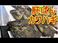 今が旬のカワハギの肝を使って激ウマ料理を作る！『カワハギのさばき方』