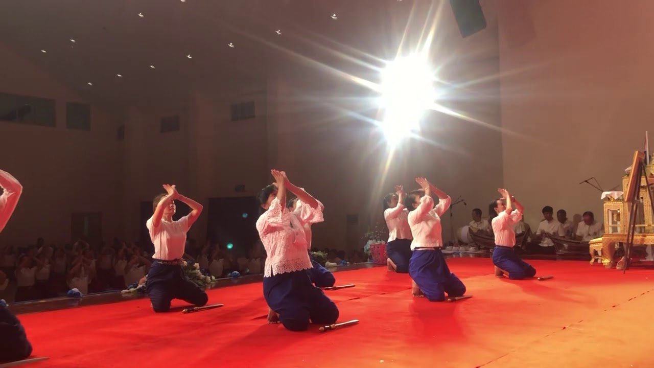 รำถวายมือคุกพาทย์  พิธีไหว้ครูวิทยาลัยนาฏศิลปลพบุรี2563