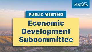 6.11.2026 Economic Development Subcommittee