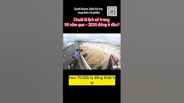 Chuỗi lũ lịch sử trong 50 năm qua – 2025 đứng ở đâu?