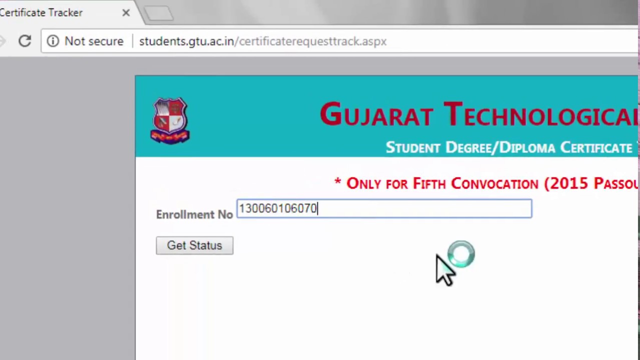How To Check If GTU Received Your Convocation Documents YouTube