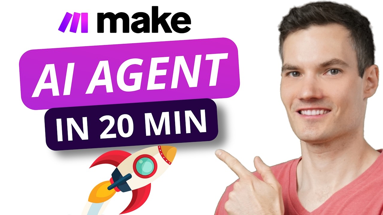 From Zero to Your First AI Agent in 20 Minutes (No Coding, Make.com)