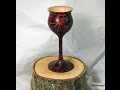 Wood Turning - How To Colour a Goblet using Hot Melt Glue