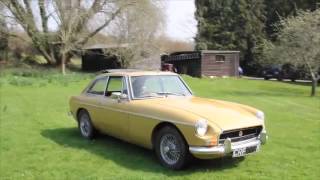 MGB GT Wire Wheels, Webasto Sunroof, Leather Seats, Mora-Lita Steering Wheel