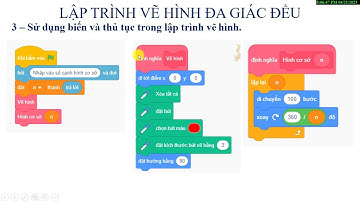 #16| Scratch |Lập trình vẽ hình cơ bản|Vẽ hình trang trí từ các hình đa giác đều quay quanh tâm|