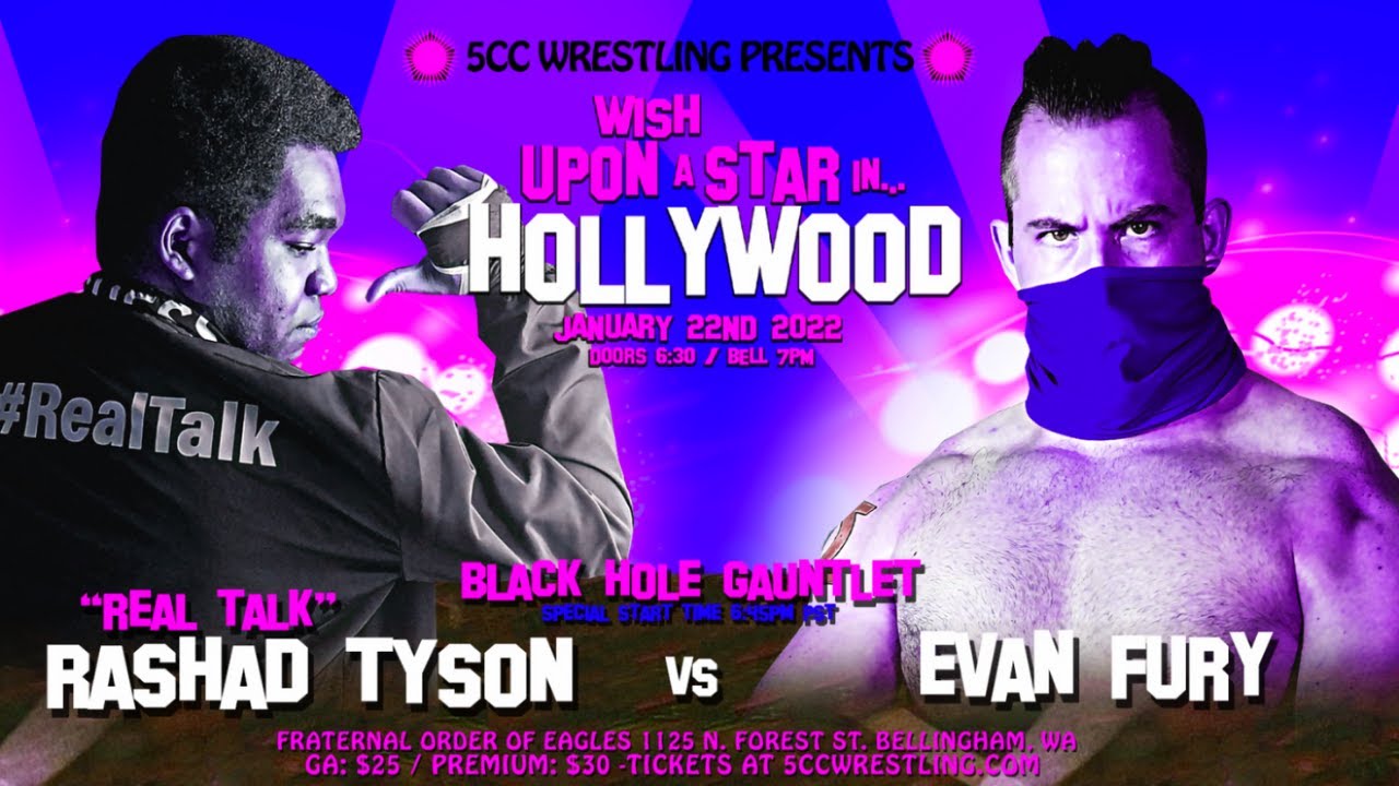 FREE: Black Hole Gauntlet! Rashad Tyson vs Evan Fury | 5CC Wrestling
