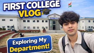 My First College Vlog 🎓 | Central University of Kashmir Campus Tour
