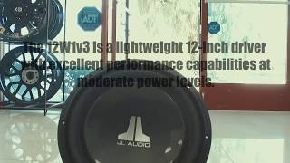 JL Audio W1v3 Subwoofer Driver (300 Watts) Product Overview