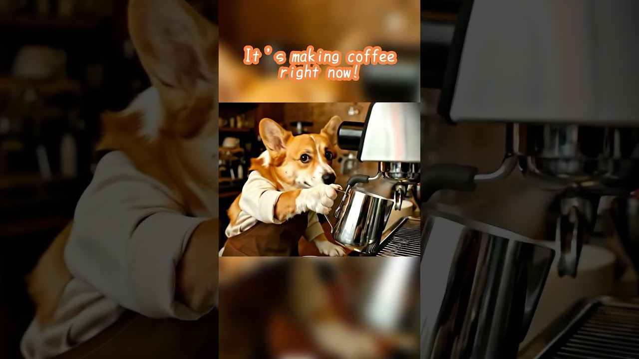 Corgi Barista☕️