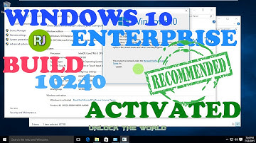 ACTIVATE WINDOWS 10 ENTERPRISE BUILD 10240 ONLINE