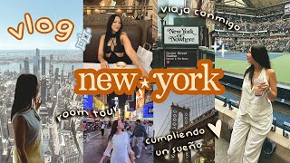 Cumpliendo un sueño en New York 🗽 3 hoteles, US Open 🎾, Empire State, Edge | Nancy Loaiza