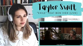 REACTING TO Taylor Swift &quot;Exile&quot; feat Bon Iver (Live Session)