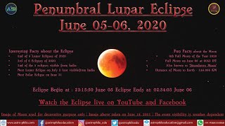 On the night between june 5-6, 2020 moon will pass through penumbral
shadow of earth in a way that about 56% os be inside sha...