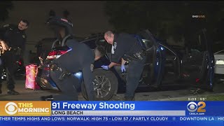 Shots Fired At Car On 91 Freeway In Long Beach, Driver Unhurt
