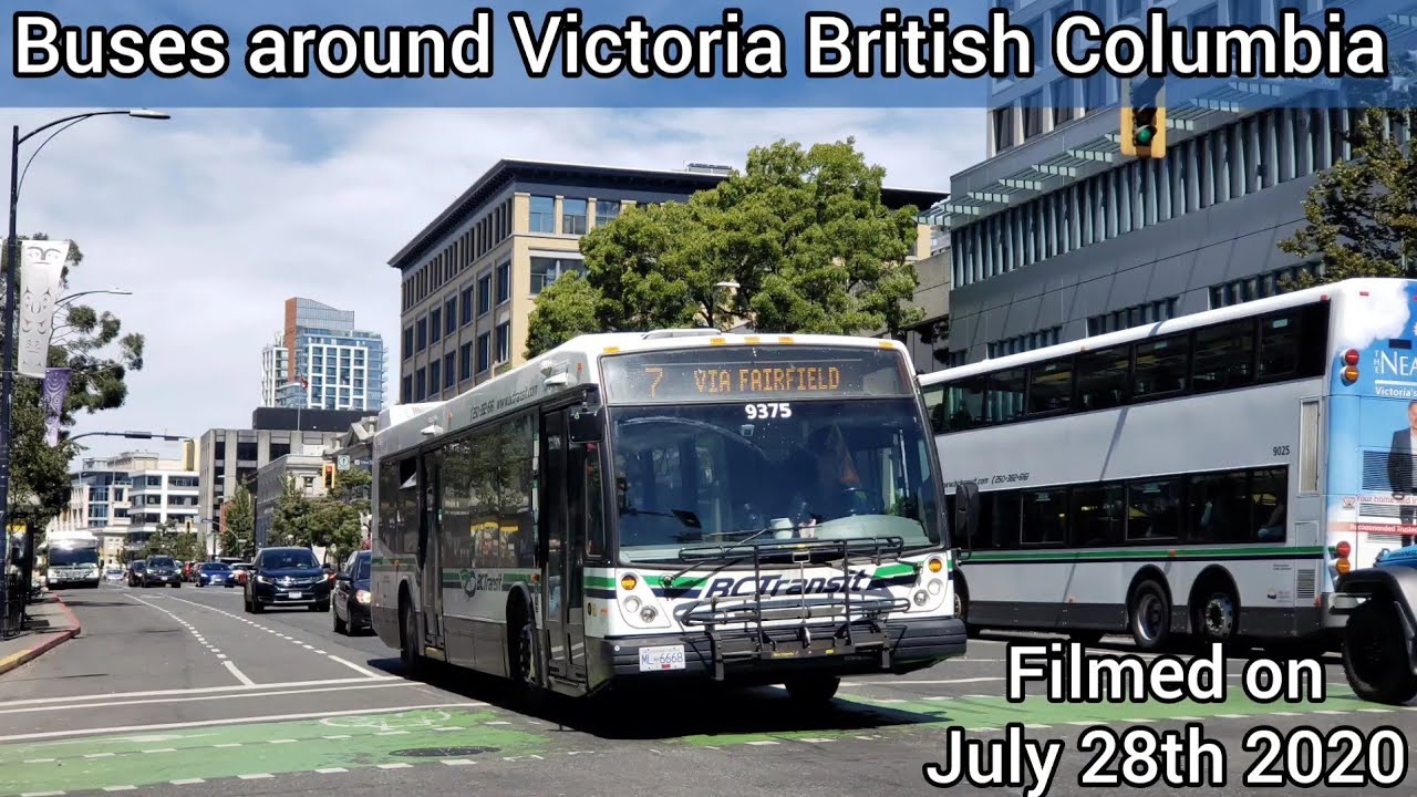 Buses around Victoria British Columbia