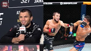 Umar Nurmagomedov reacts to DEFEATING Mario Bautista at UFC 321