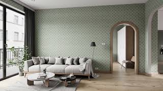 Soft Spot Wallpaper Grey Emporium The Design Library 252057 - 3D Room screenshot 5