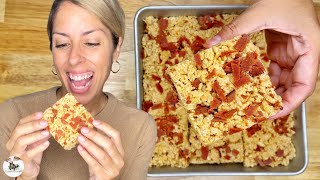 Maple Bacon Rice Krispies Treats | ASMR