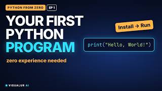 Information What is Python Install It & Write Your First Program | Python from Zero #1 Guide