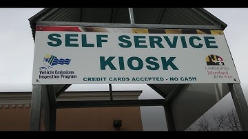 EASY TO USE self-service kiosk for VEIP (Vehicle Emissions Testing)